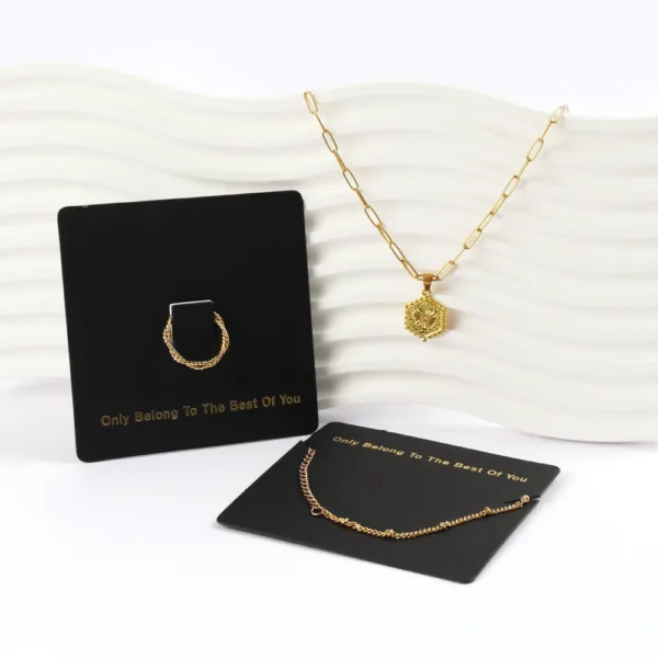 custom jewelry display cards