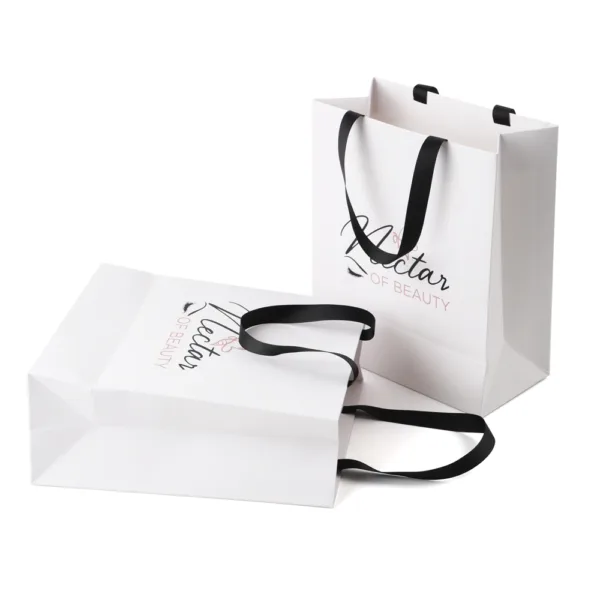 white paper bag