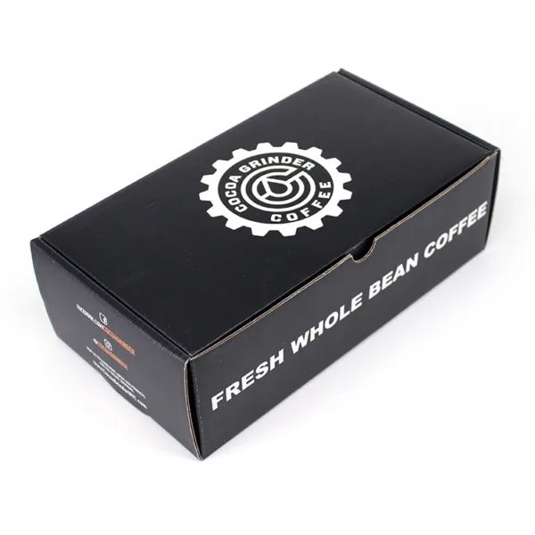 black shipping boxes