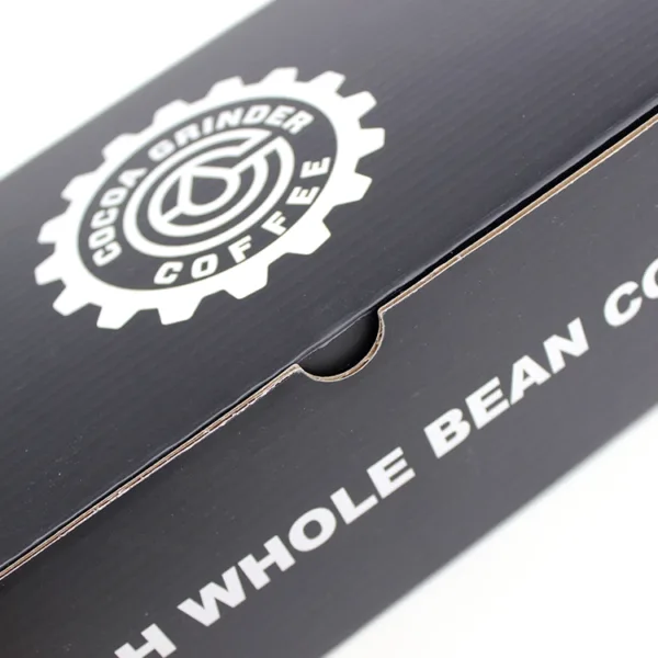 black shipping boxes