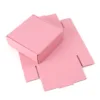 pink shipping boxes