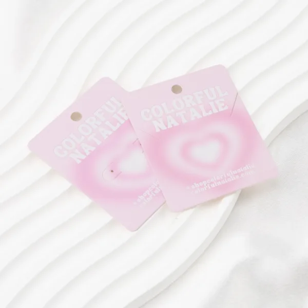 jewelry display cards