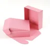 pink shipping boxes