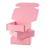pink shipping boxes