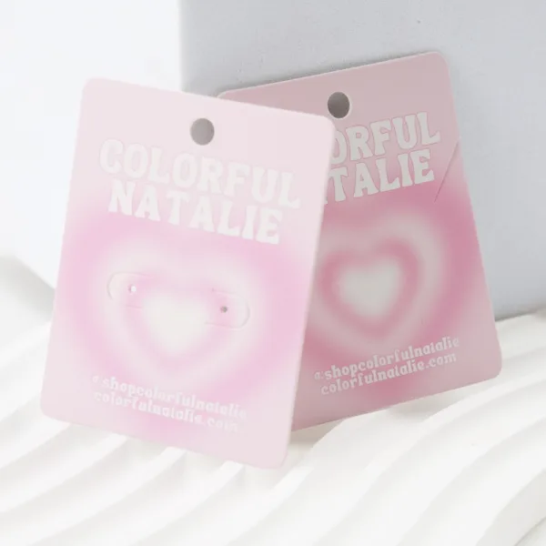 jewelry display cards