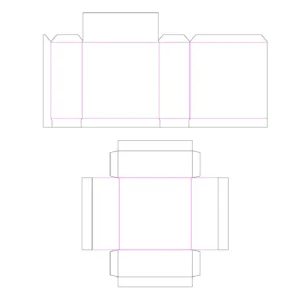 die line of drawer jewelry box