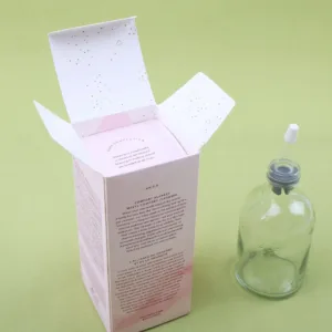 How to package glass beauty bottles safely in paper