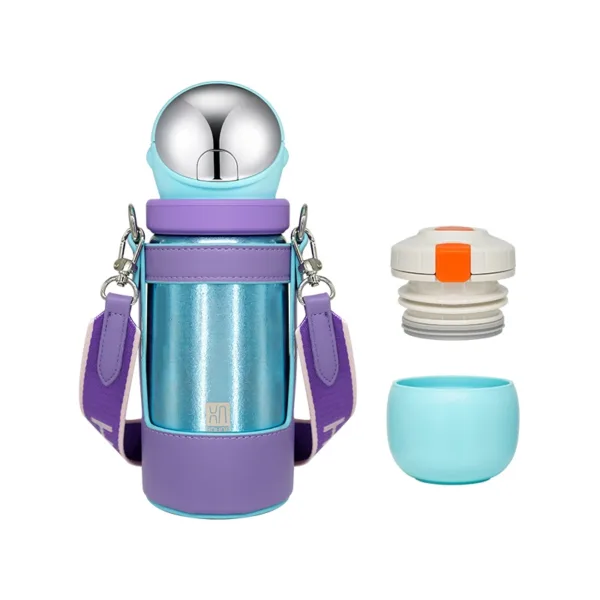 Children’s Straw Titanium Thermos Cup 550ml