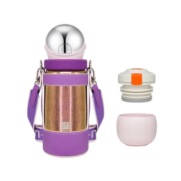 Children’s Straw Titanium Thermos Cup 550ml