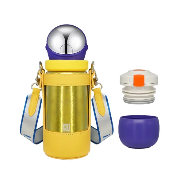 Children’s Straw Titanium Thermos Cup 550ml