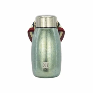 Portable titanium thermos bottle