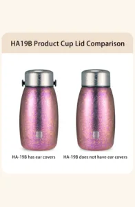 Portable titanium thermos bottle