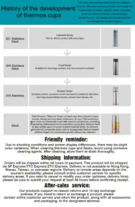 Portable titanium thermos bottle