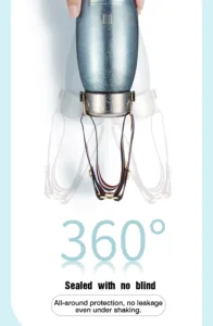 Portable titanium thermos bottle