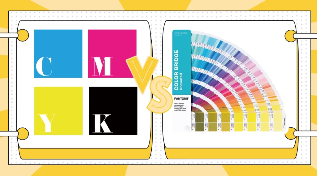 CMYK vs Pantone color
