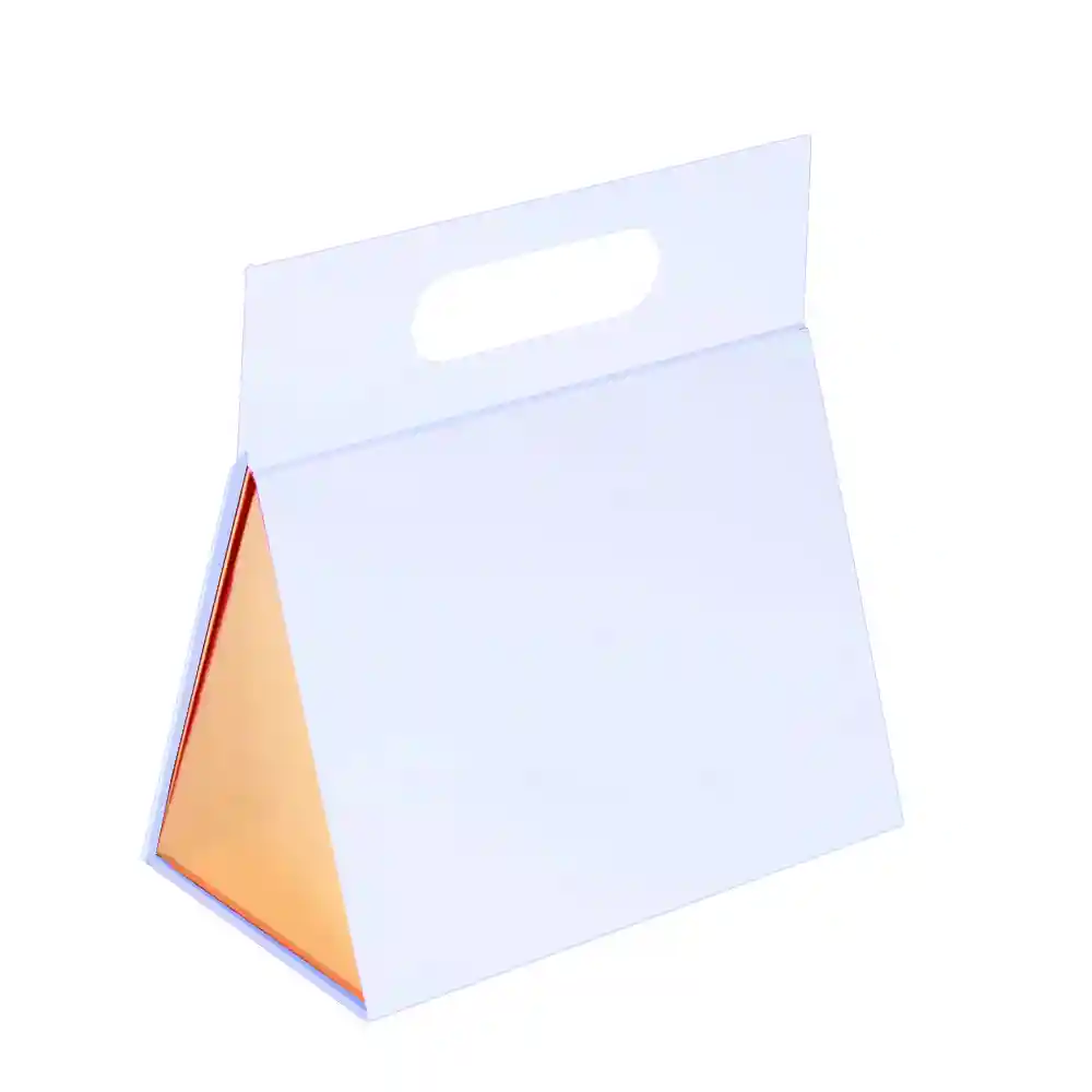 Triangular handled gift box color reference