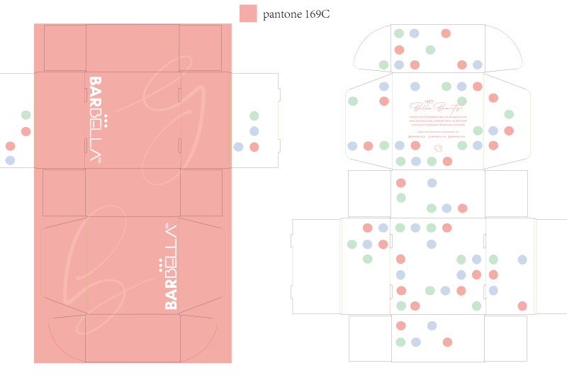 die line of carton box